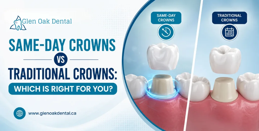 Same-Day Crowns vs Traditional Crowns
